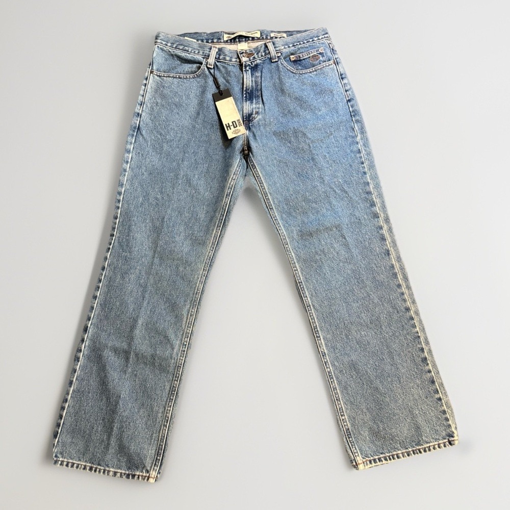 Harley-Davidson Jeans Denim Black Label Bootcut Motorcycle  Mens 36x30‎ (35x30)